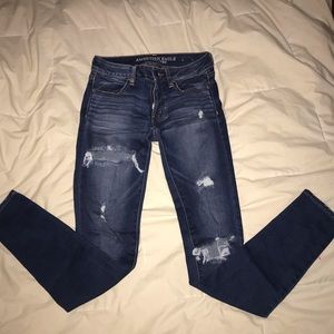 American Eagle ripped jeans
